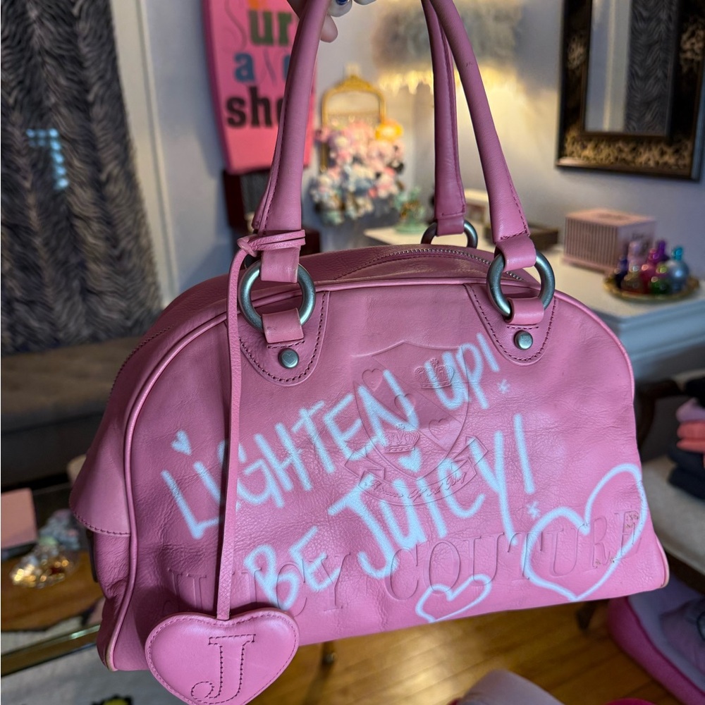 Juicy Couture Rare Vintage Graffiti Bowler